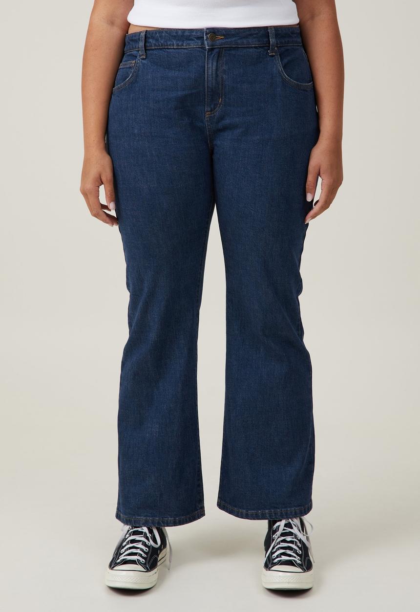 Cotton On - Plus Stretch Bootleg Flare Jean - Oxford Blue
