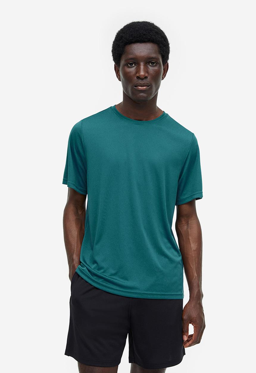 H&M - Drymove™ sports top - dark turquoise