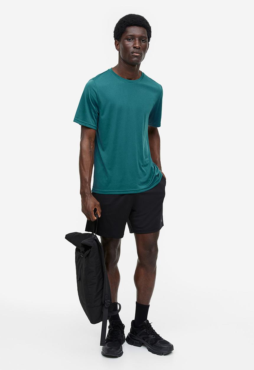 H&M - Drymove™ sports top - dark turquoise