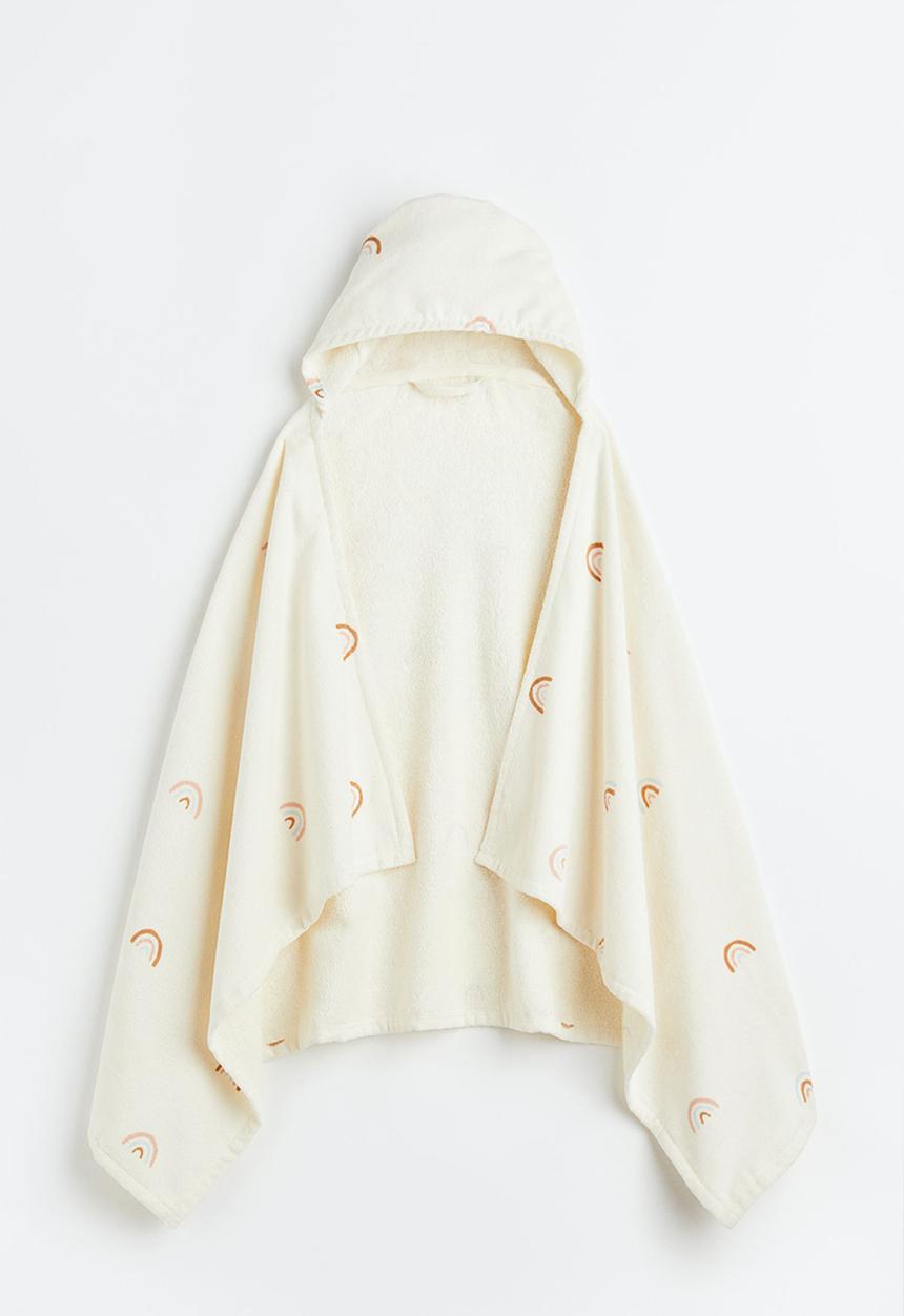 H&M - Hooded bath towel - white