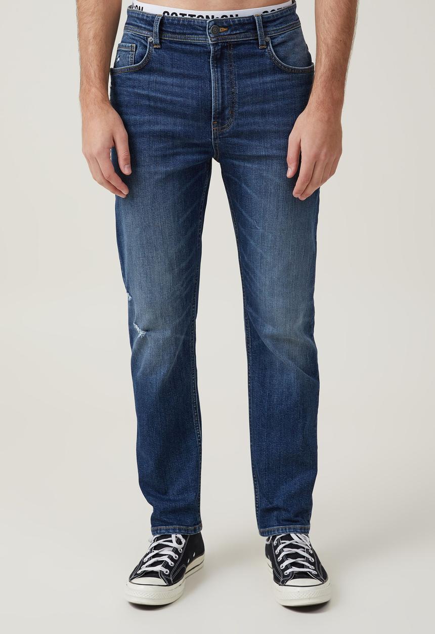 Cotton On - Slim straight jean - clash blue