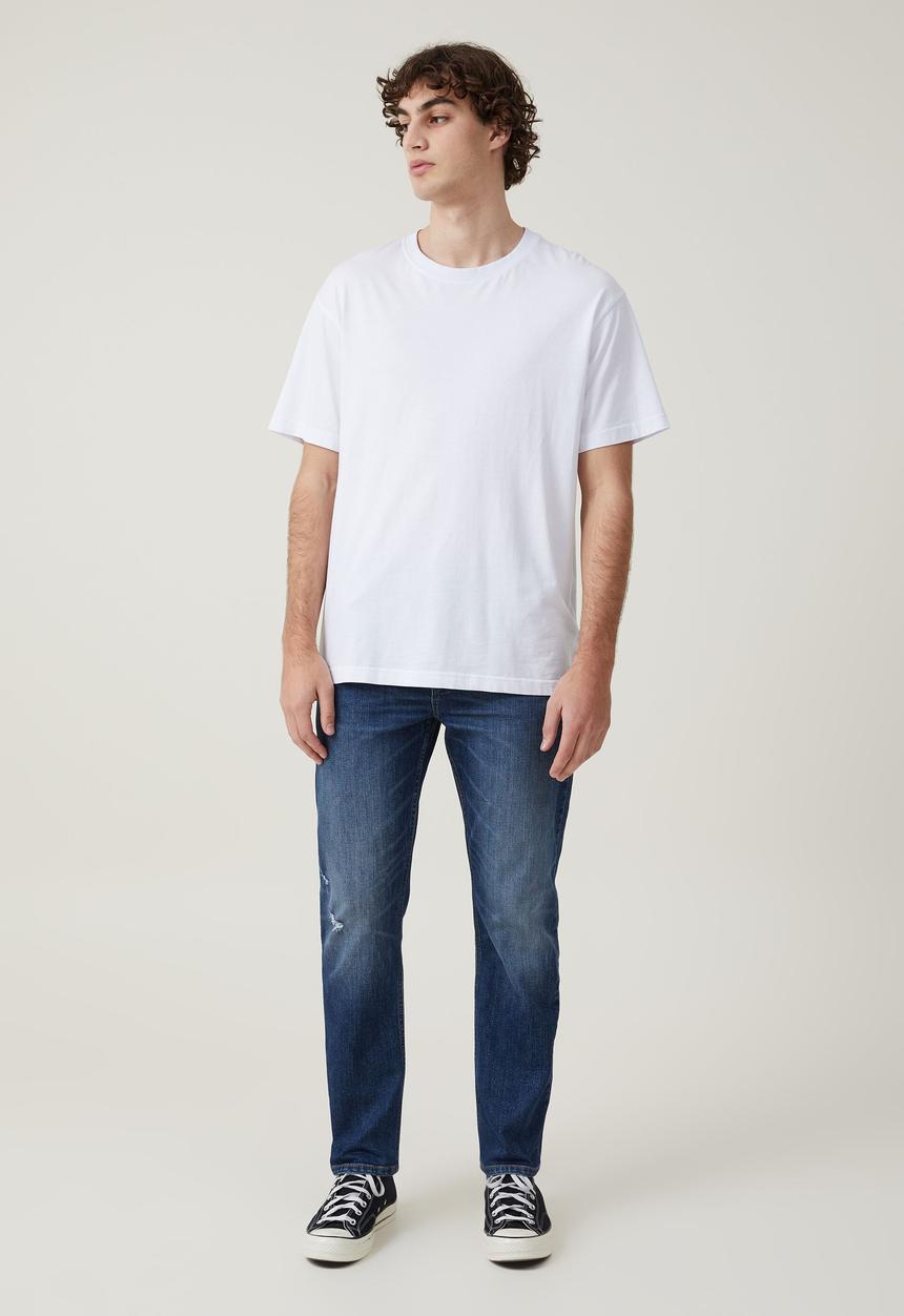 Cotton On - Slim straight jean - clash blue
