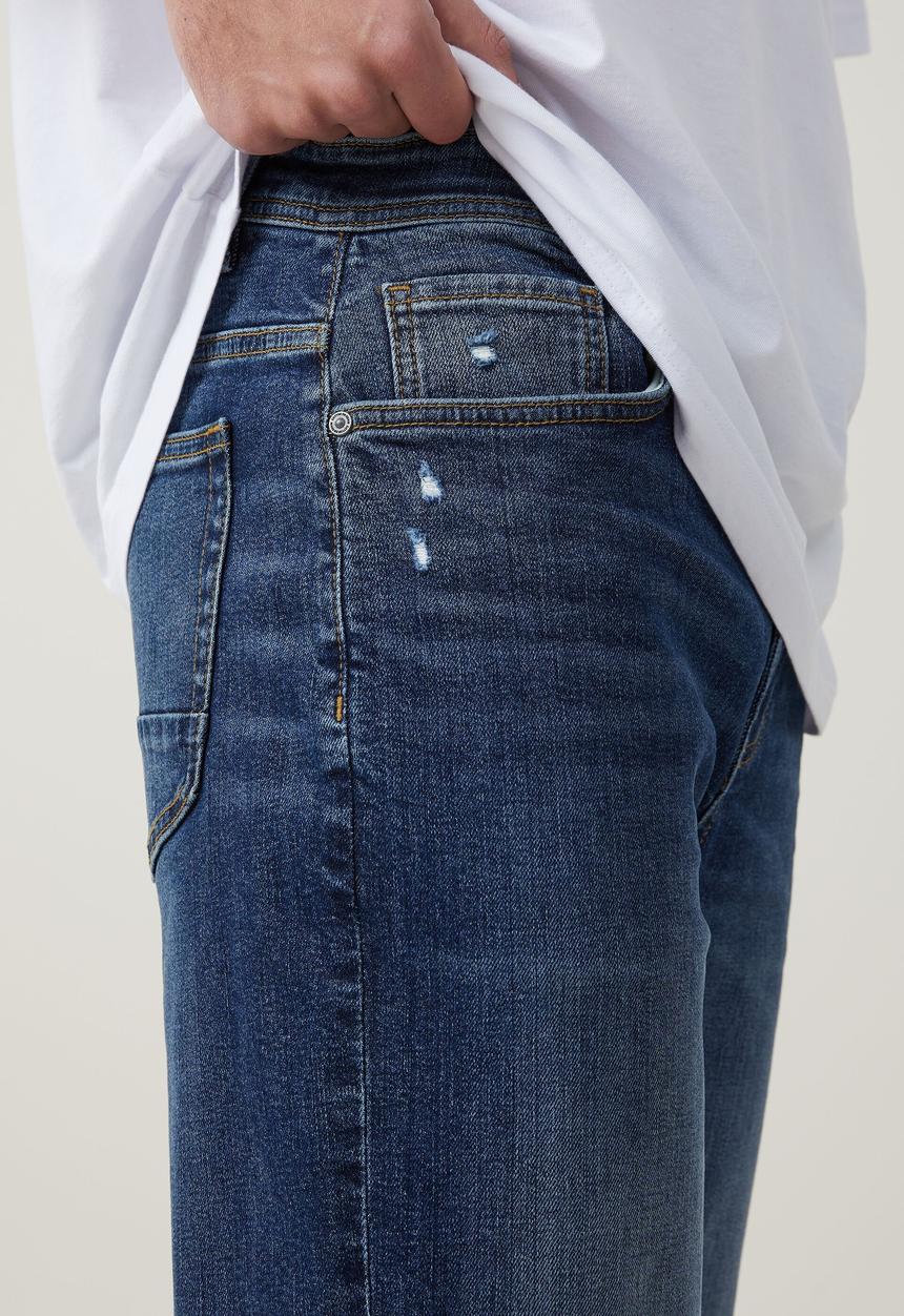 Cotton On - Slim straight jean - clash blue