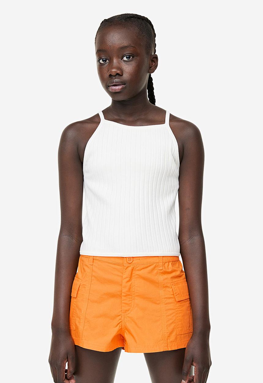 H&M - Cargo shorts - bright orange
