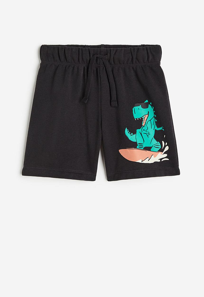 H&M - Sweatshirt shorts - black 