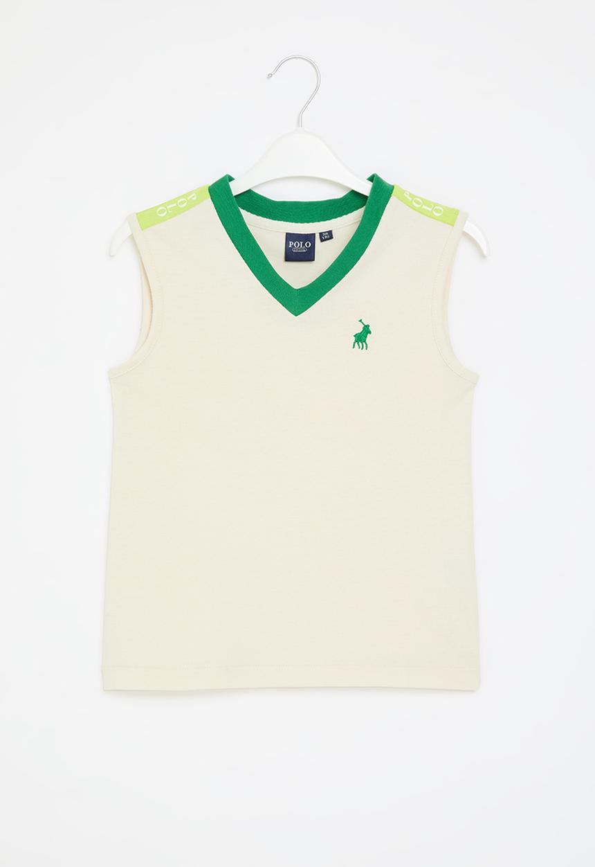 POLO - Girls candice sleeveless v-neck tee - multi