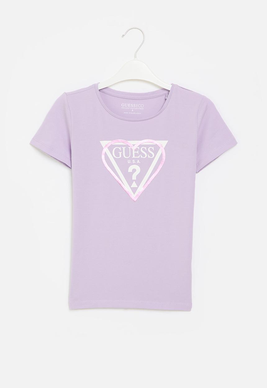 GUESS - Short sleeve T-shirt - new light lilac