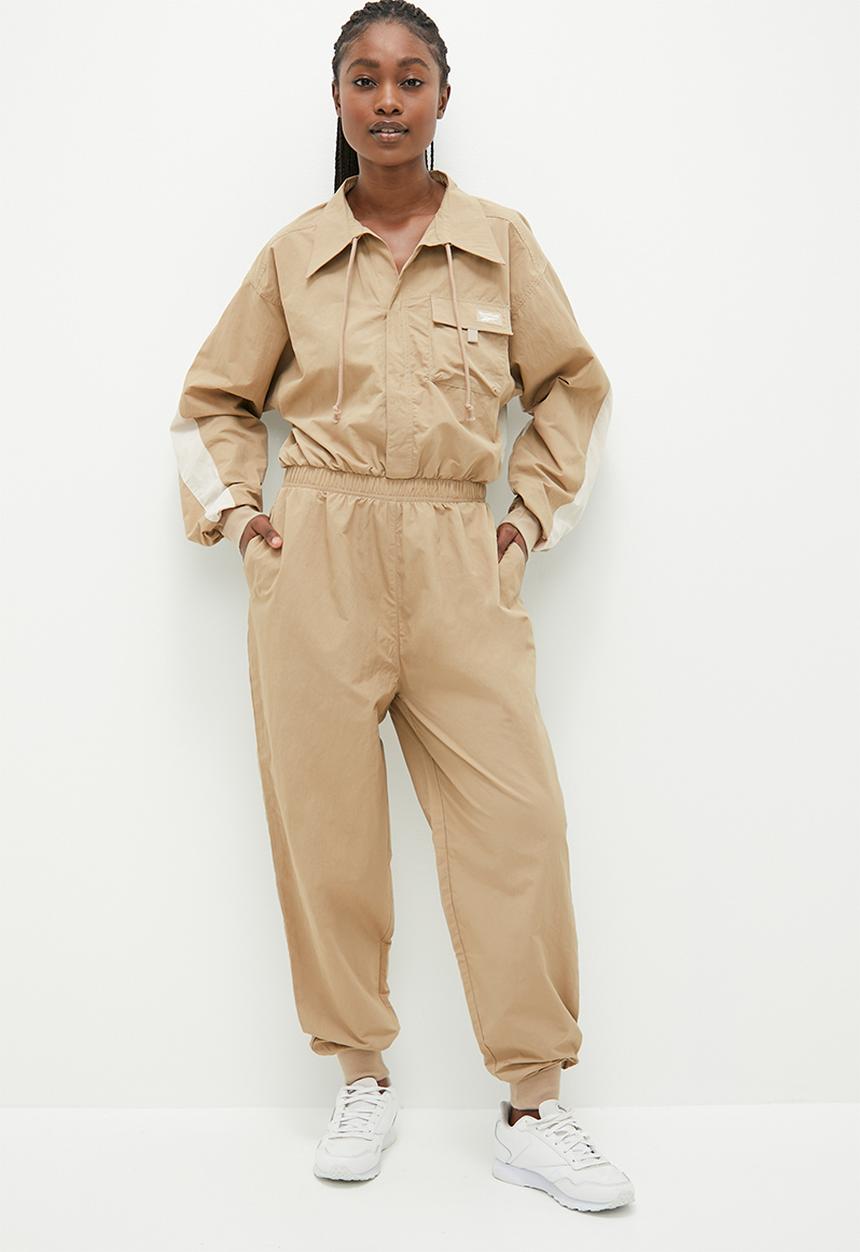 Reebok - Cl q4 jumpsuit - boulder beige f23