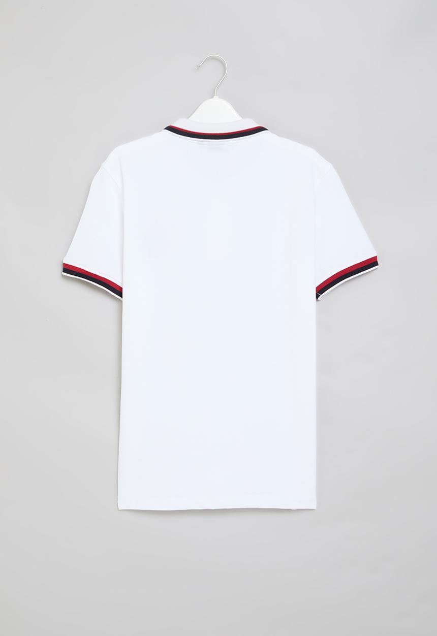POLO - Boys alex crested golfer - white