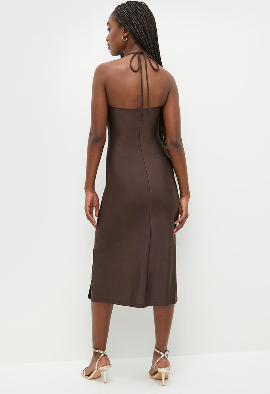 Glamorous - Bodycon slip - dark brown