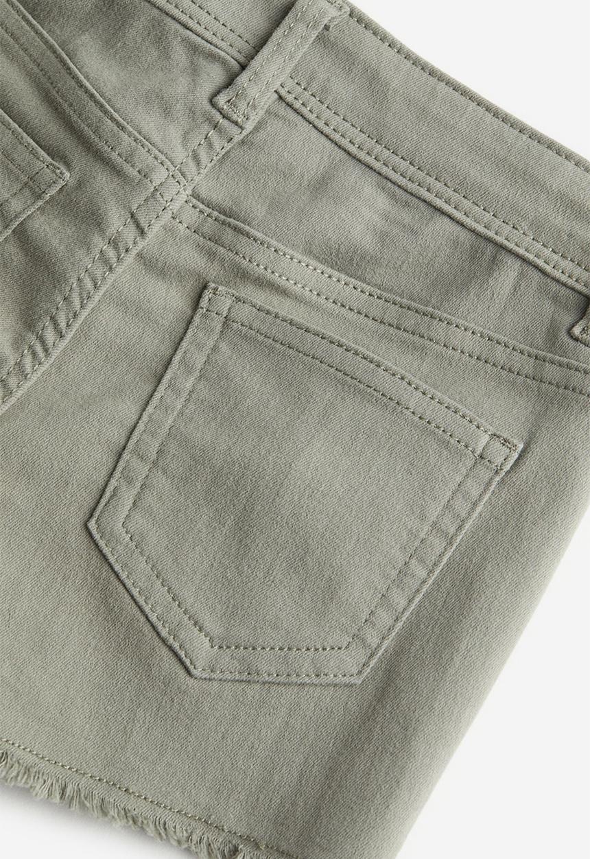 H&M - Twill shorts - light khaki green