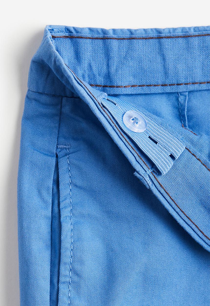 H&M - Cotton chino shorts - blue