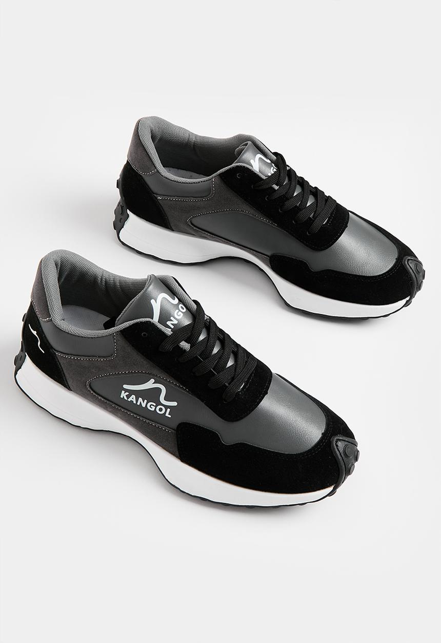 KANGOL - Gabriel Sneaker- Black/Grey