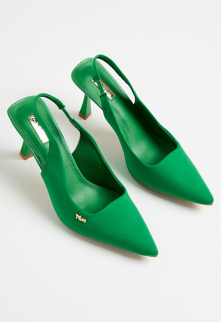 Plum - Slingback court - green