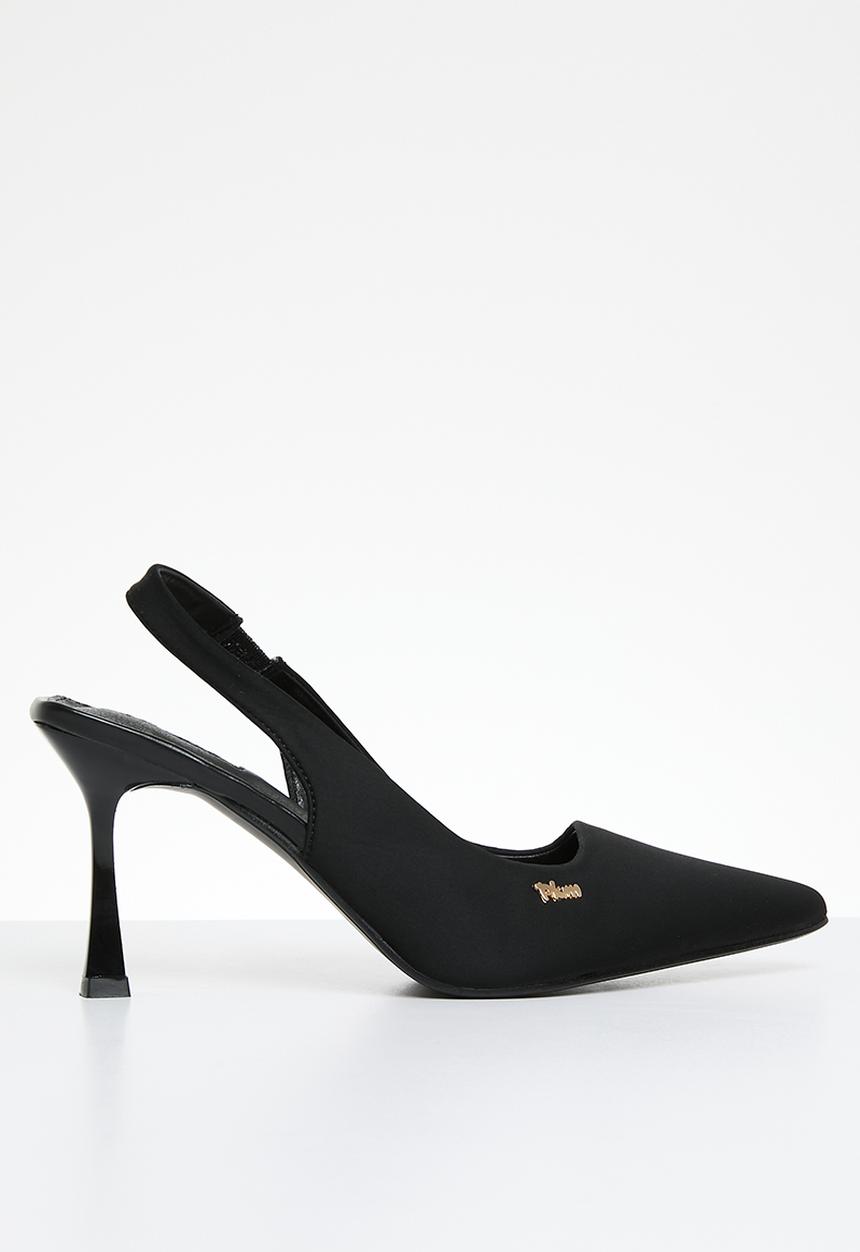 Plum - Slingback court - black