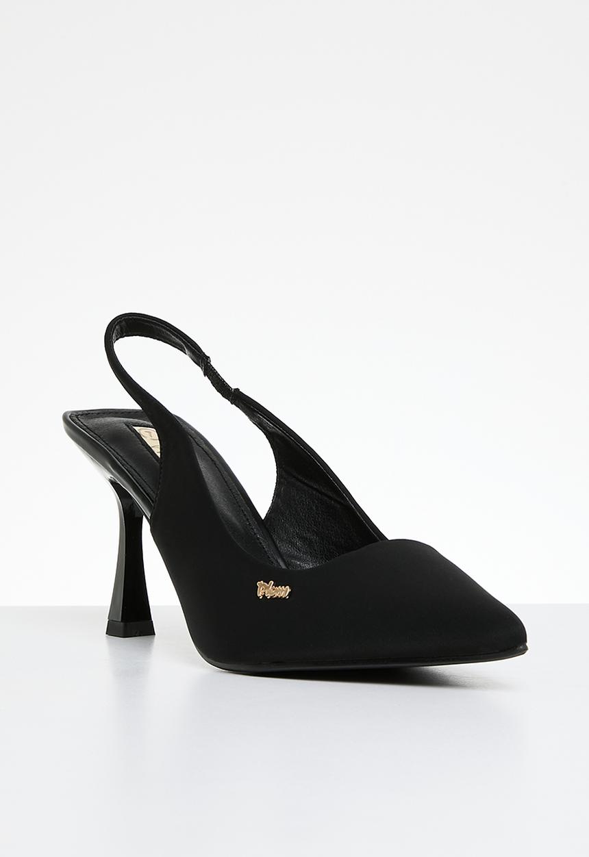 Plum - Slingback court - black