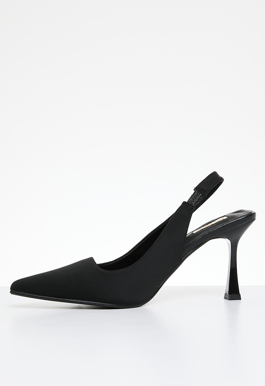 Plum - Slingback court - black