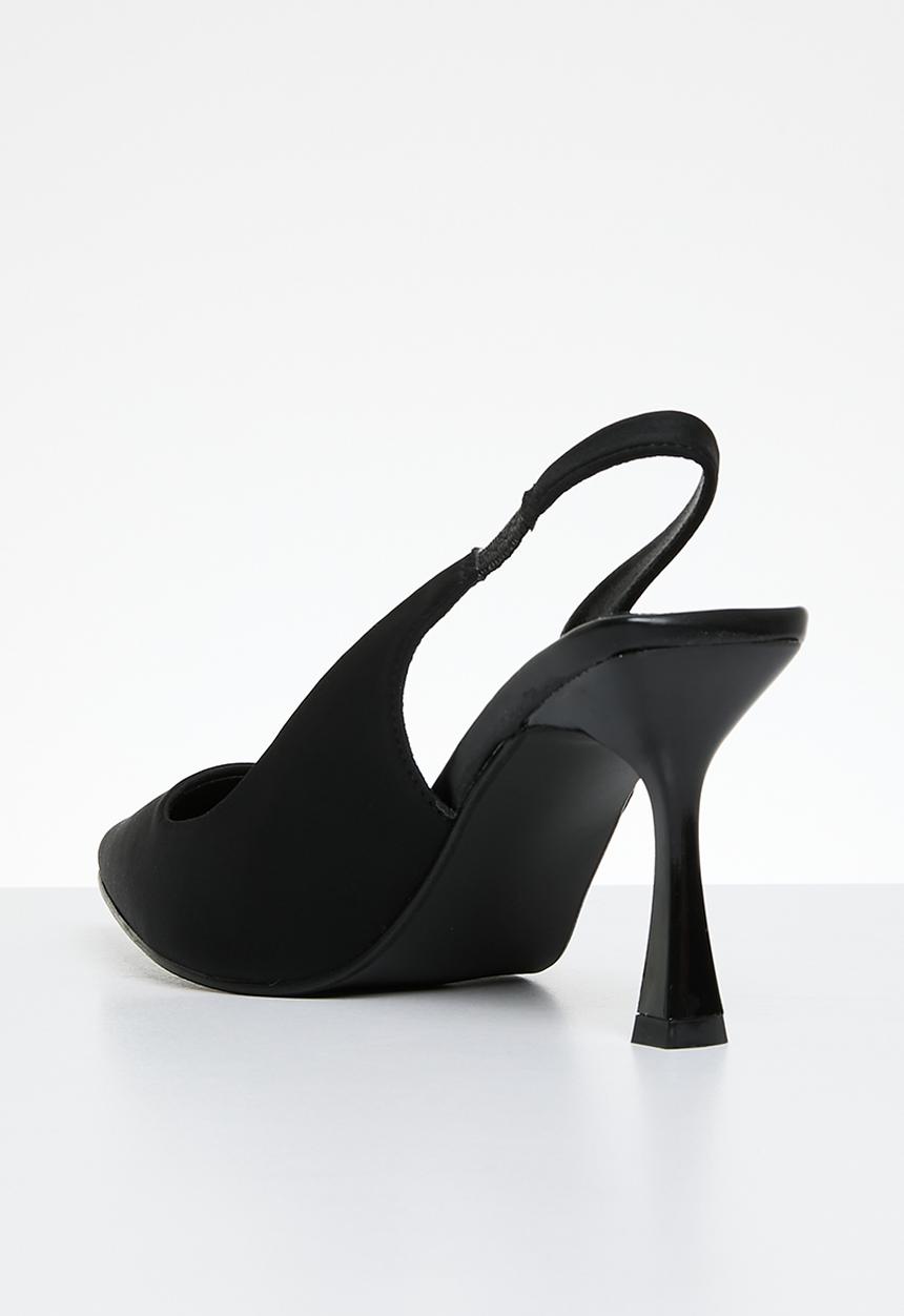 Plum - Slingback court - black