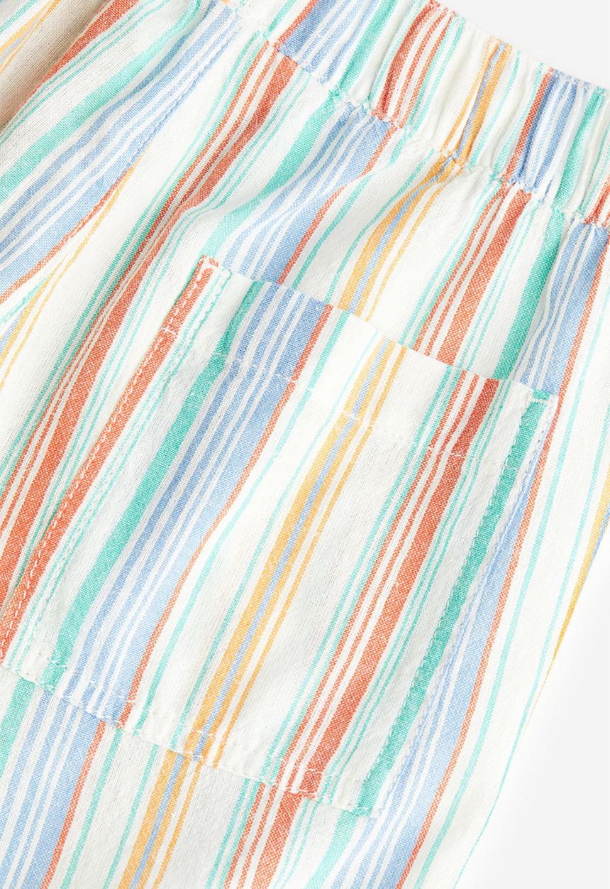H&M - Pull-on shorts - blue striped 