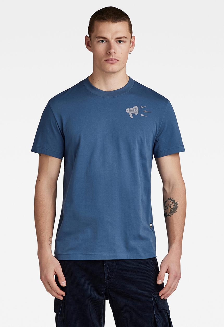 G-STAR - Megaphone gr r t Compact jersey o - rank blue