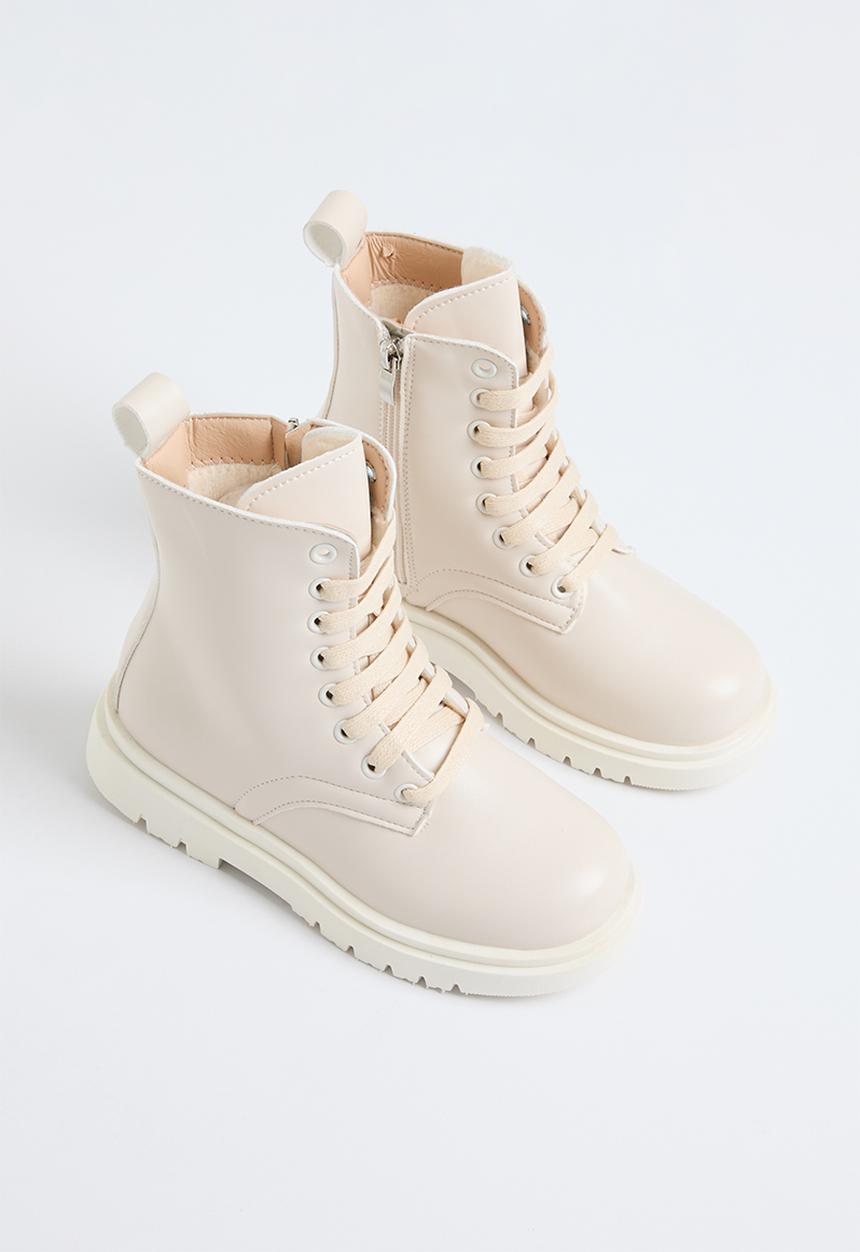 Pop Candy - Lace up boots - neutral 