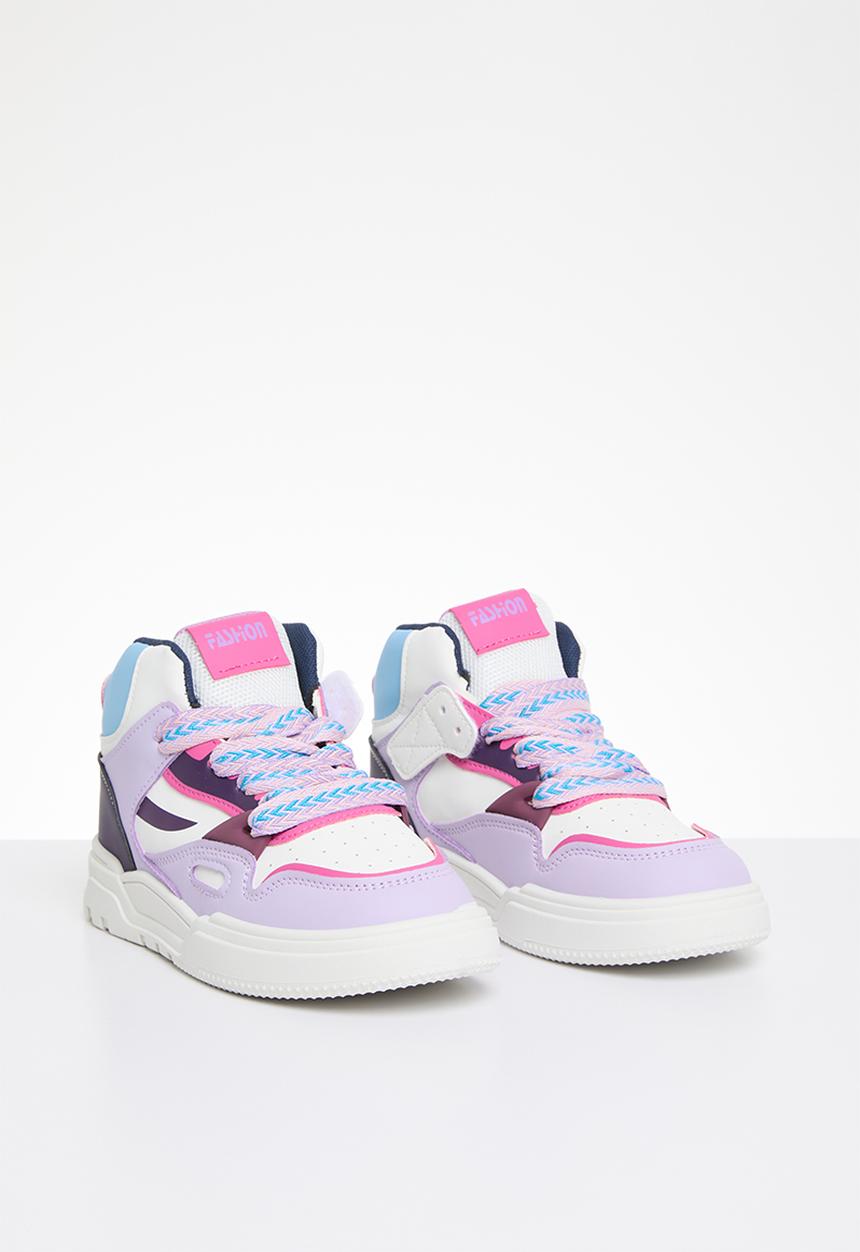 Pop Candy - Lace up sneakers - purple