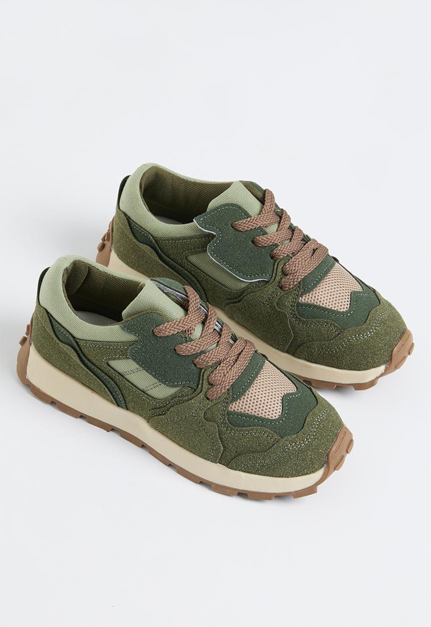Pop Candy - Lace up sneakers - green