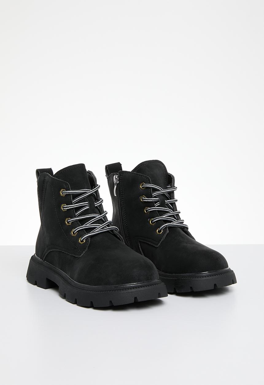 Pop Candy - Lace up boots - black 