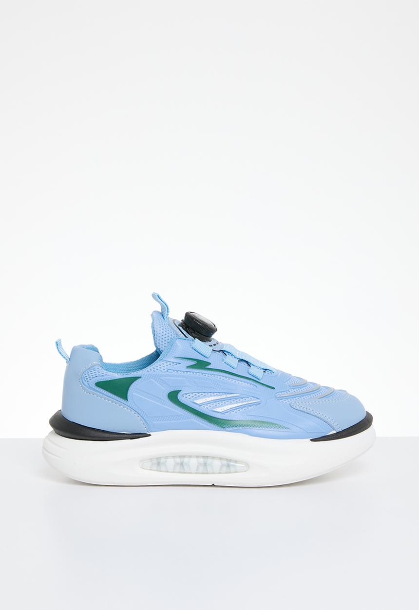 Pop Candy - Rotating buckle sneakers - blue & white