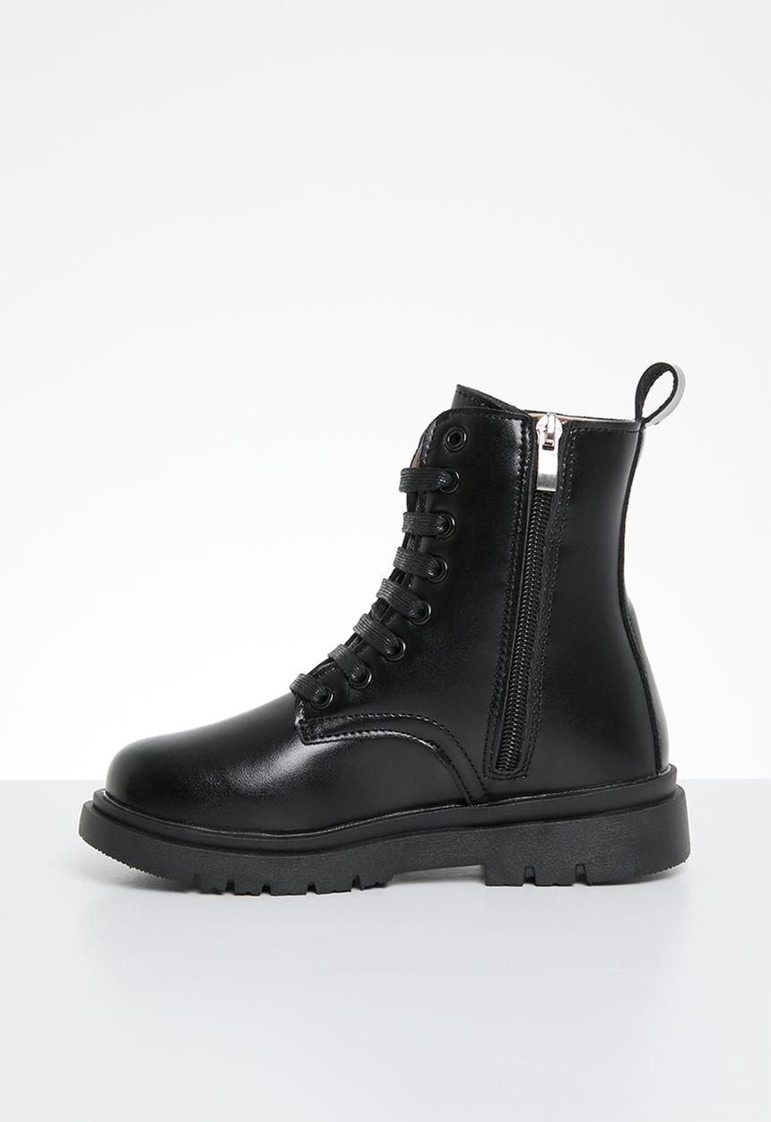 Pop Candy - Lace up boots - black