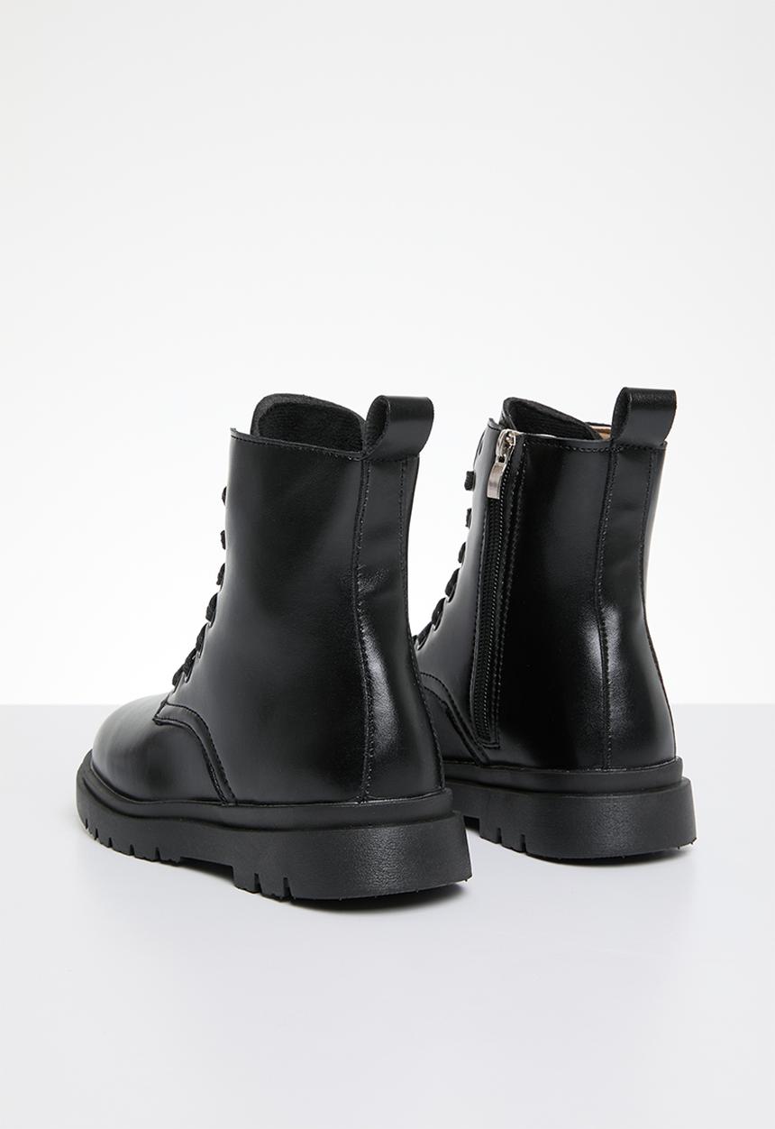 Pop Candy - Lace up boots - black