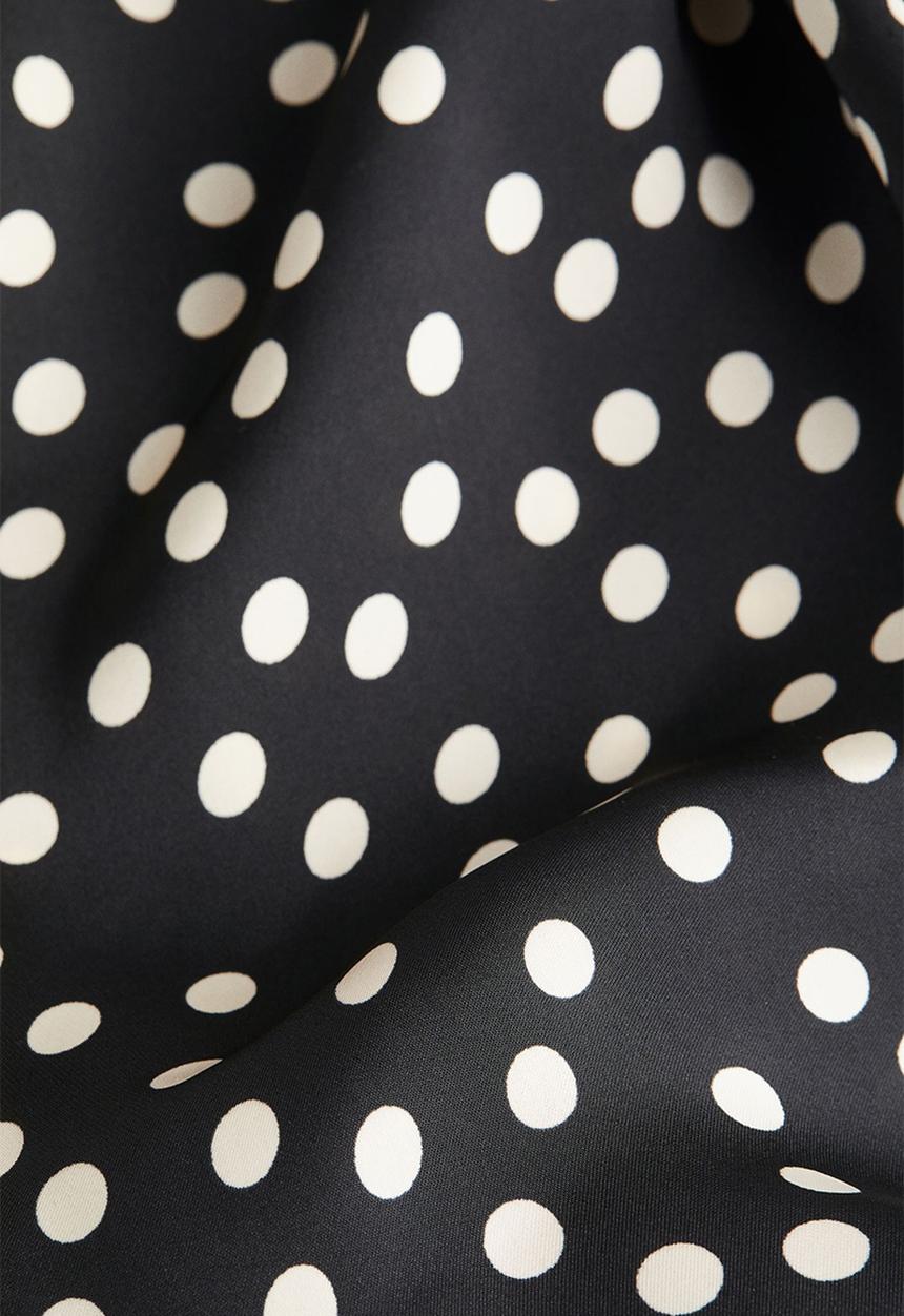 H&M - Patterned trousers - black spotted