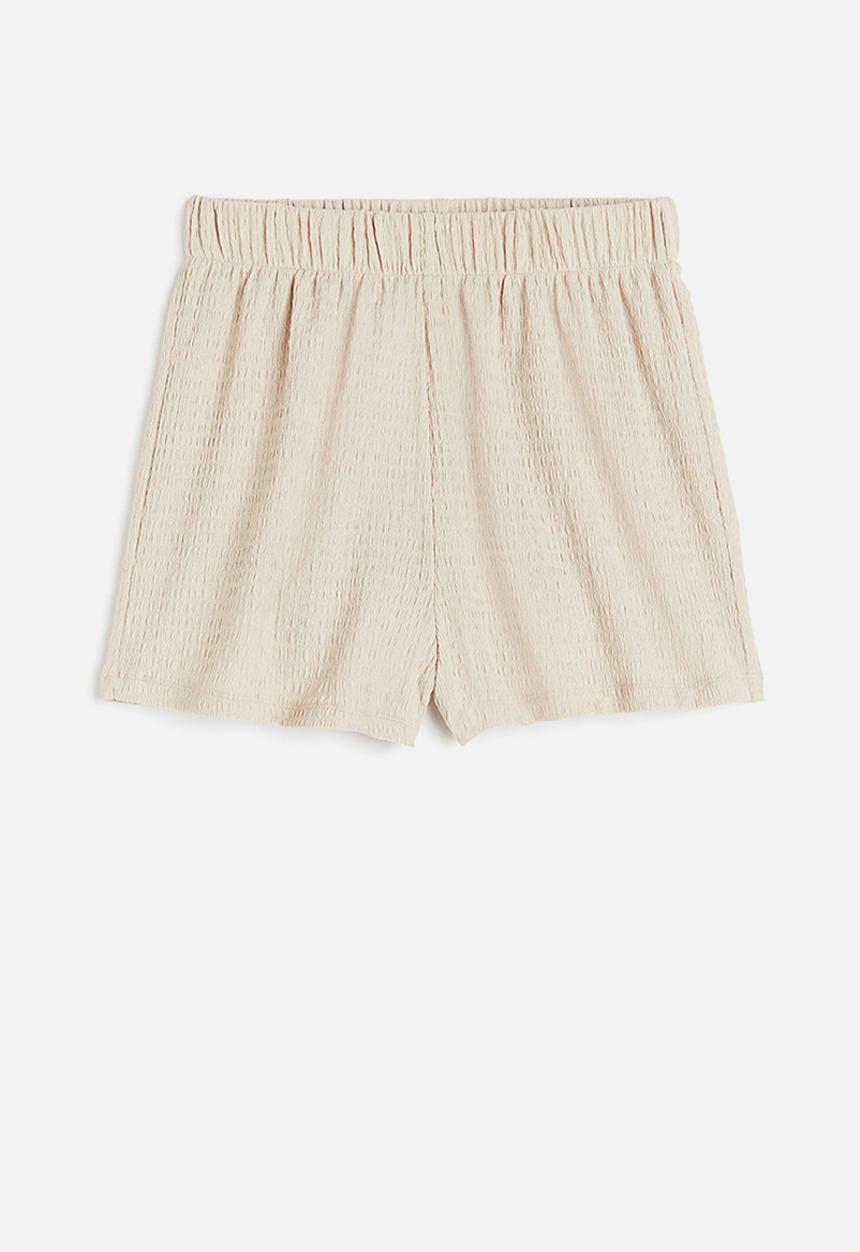 H&M - Crêpe shorts - light beige