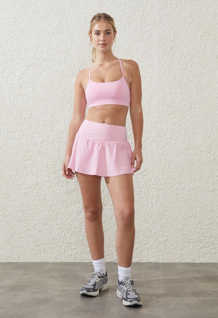 Cotton On - Recycled Workout Crop - Pink Fizz