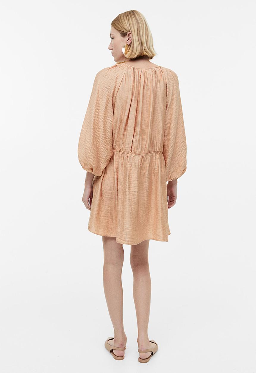 H&M - Oversized lyocell-blend dress - beige