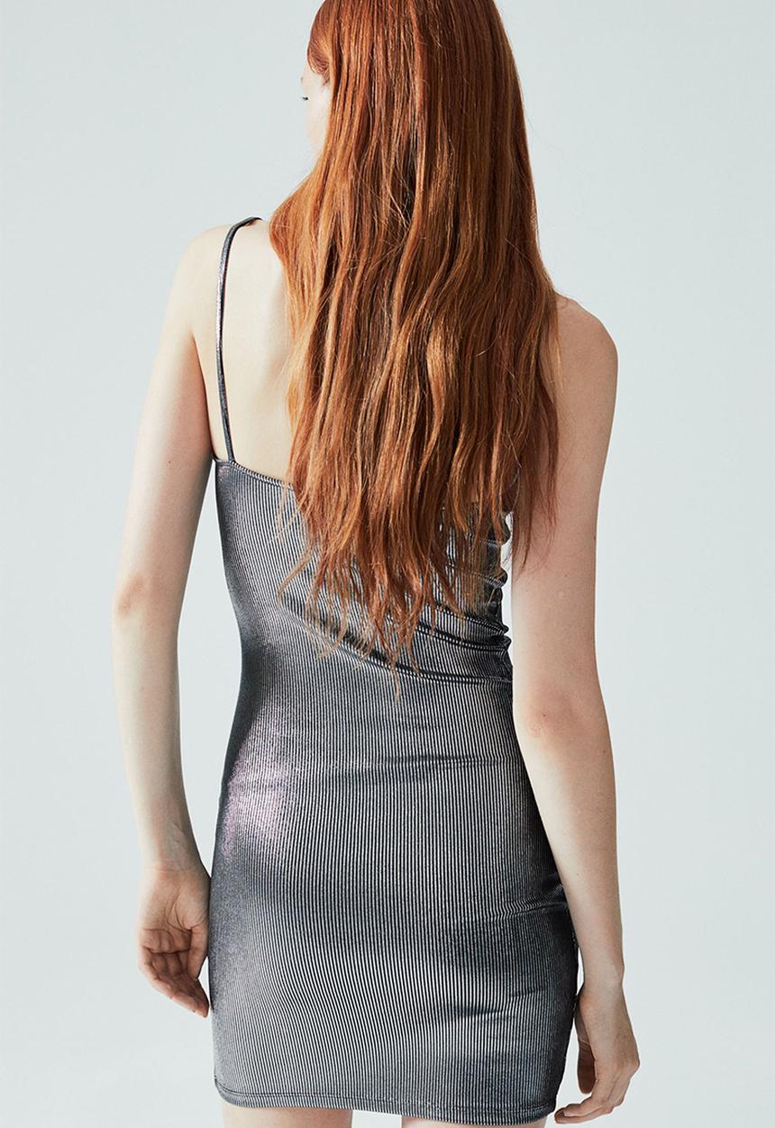 H&M - Bodycon dress - silver-coloured