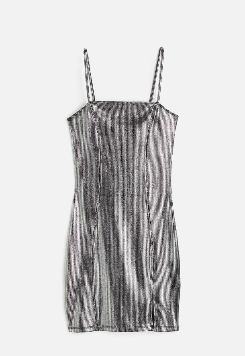 H&M - Bodycon dress - silver-coloured