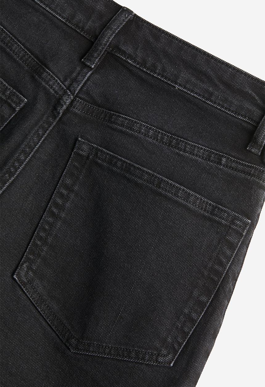 H&M - Denim shorts - black