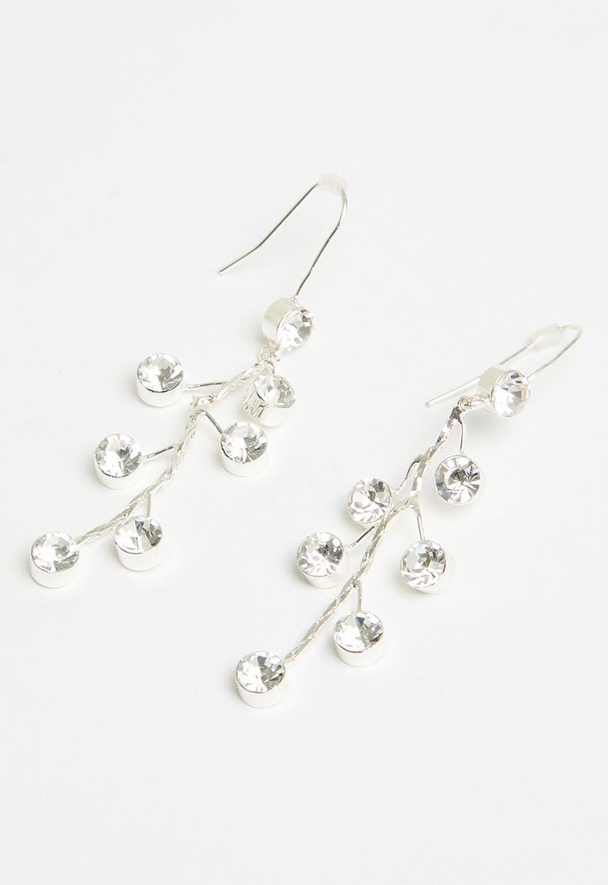 Tessa Design - Alice diamante earring - silver