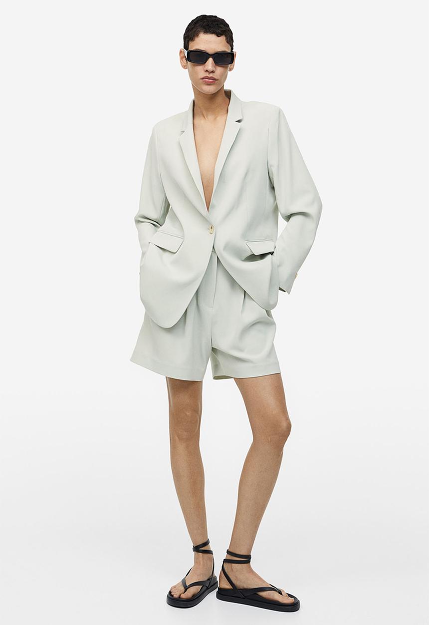 H&M - Wide shorts - mint green