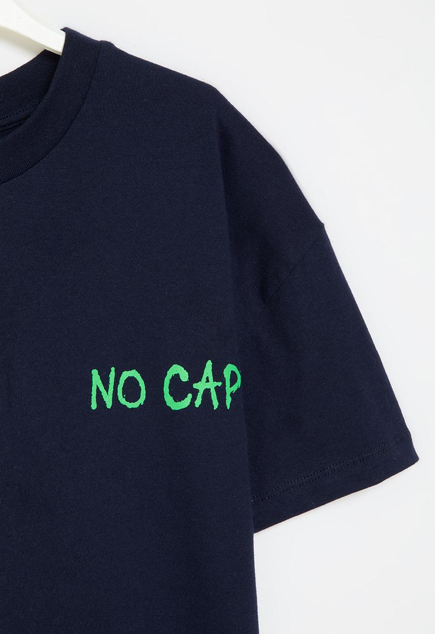 Rebel Republic - Printed tee - navy