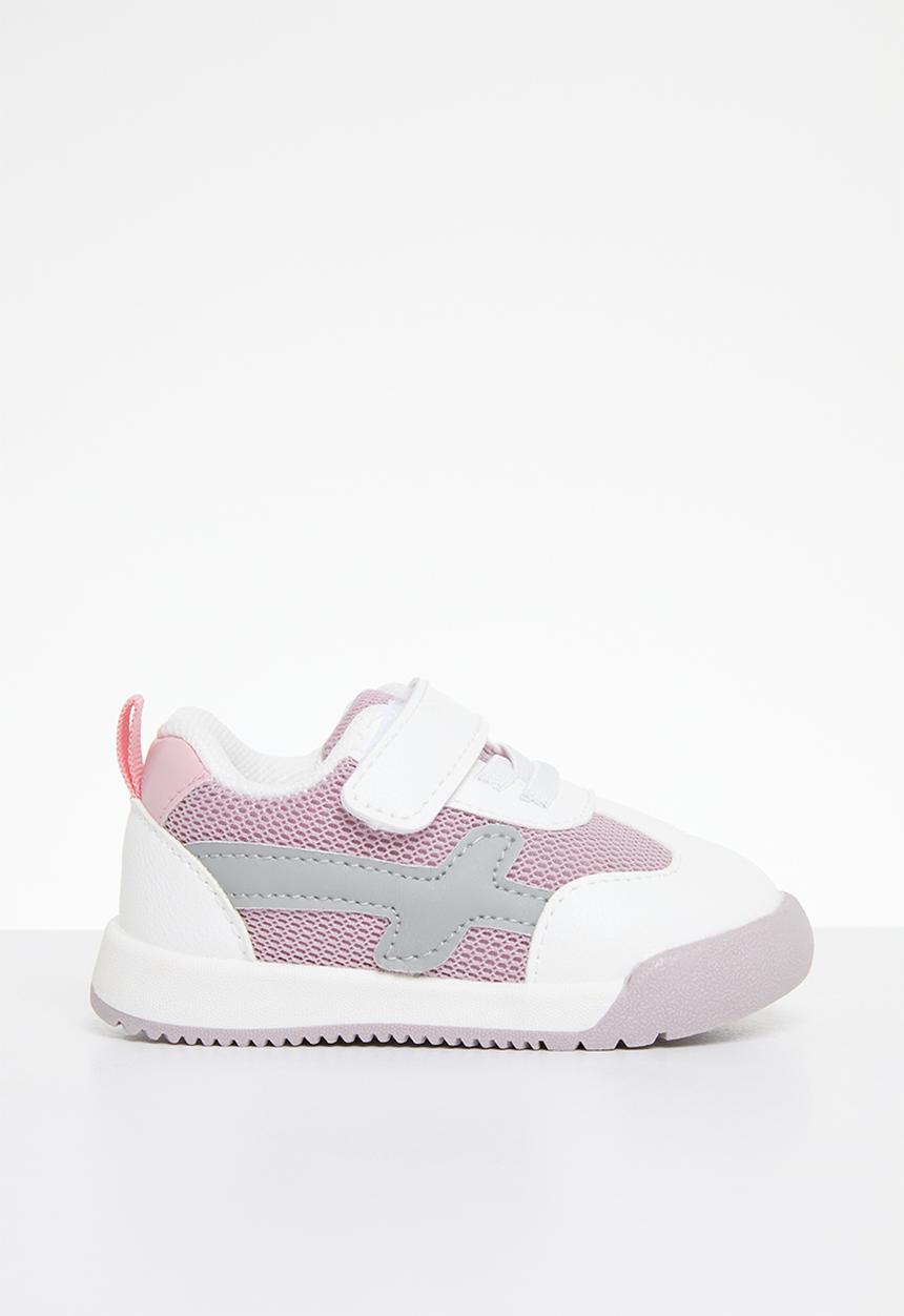 Pop Candy - Velcro and lace up sneaker - pink