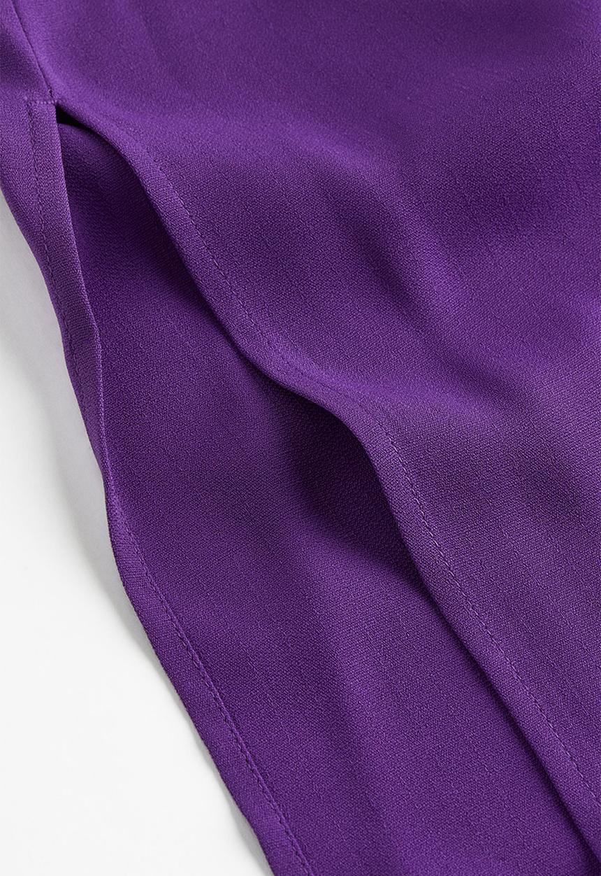 H&M - Crêpe slip dress - purple
