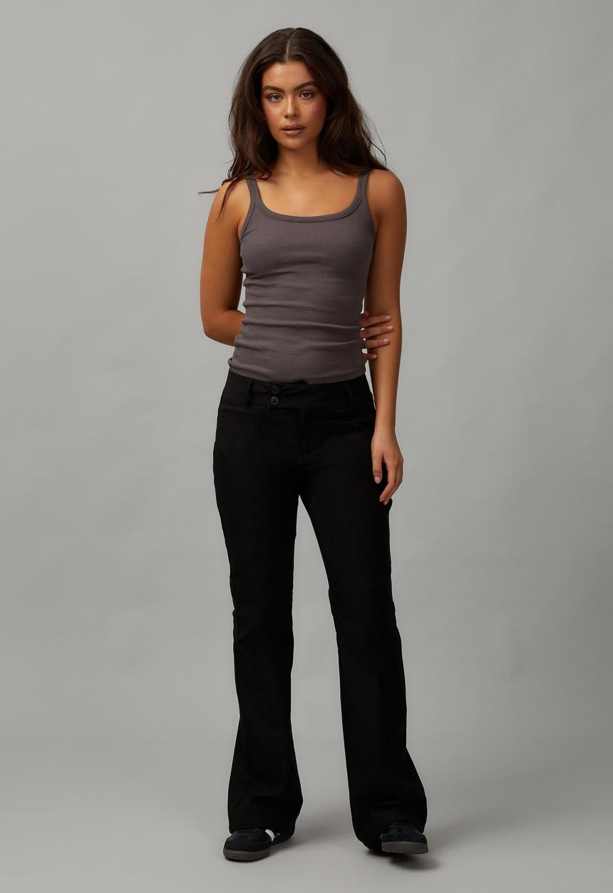 Factorie - Bobbie Flare Pant - Black