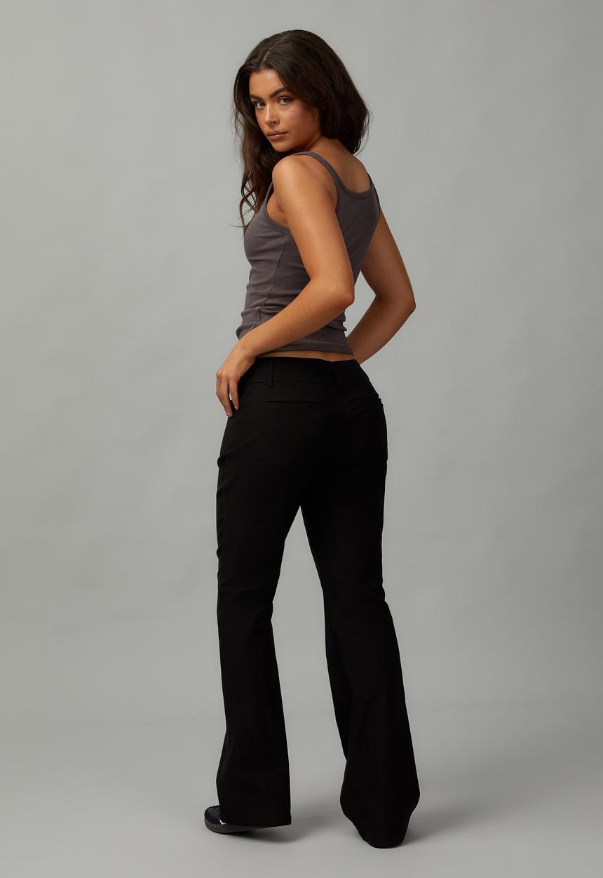 Factorie - Bobbie Flare Pant - Black