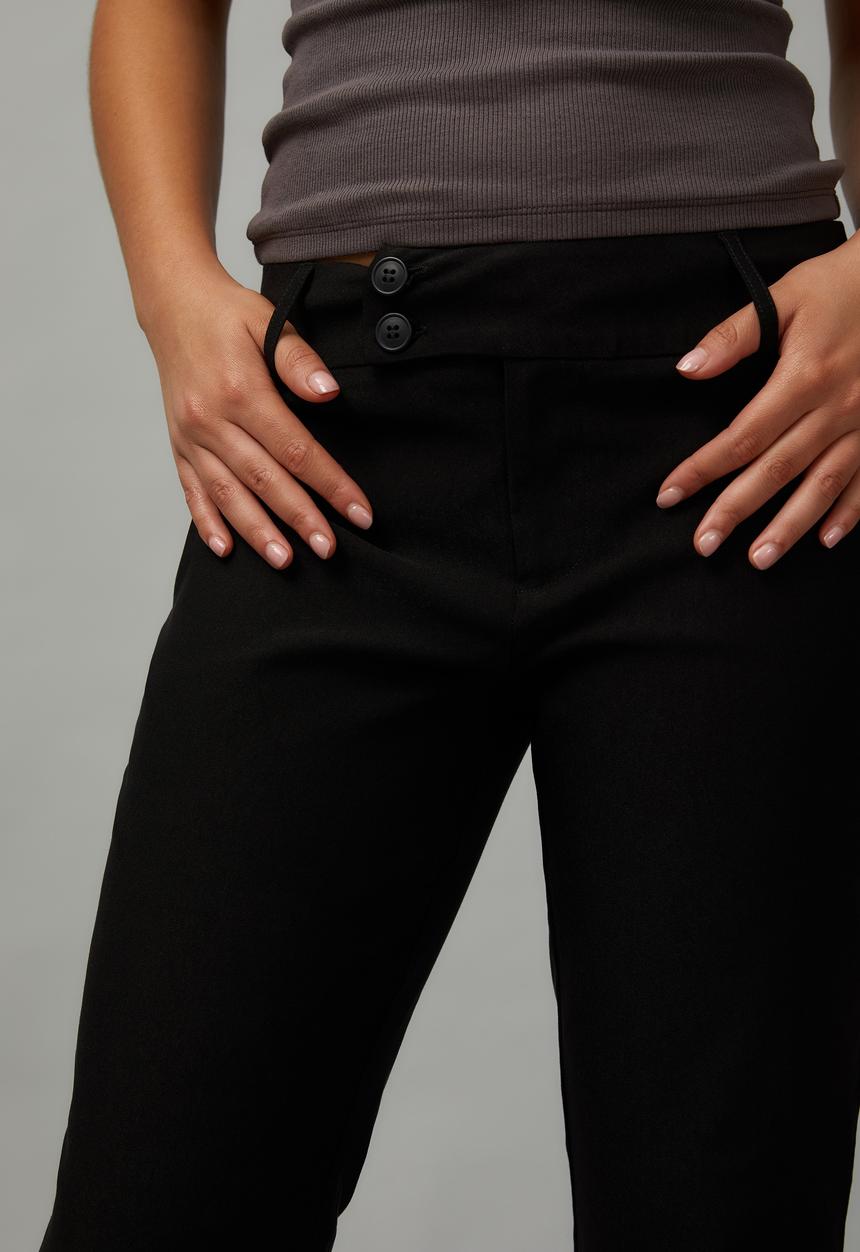 Factorie - Bobbie Flare Pant - Black