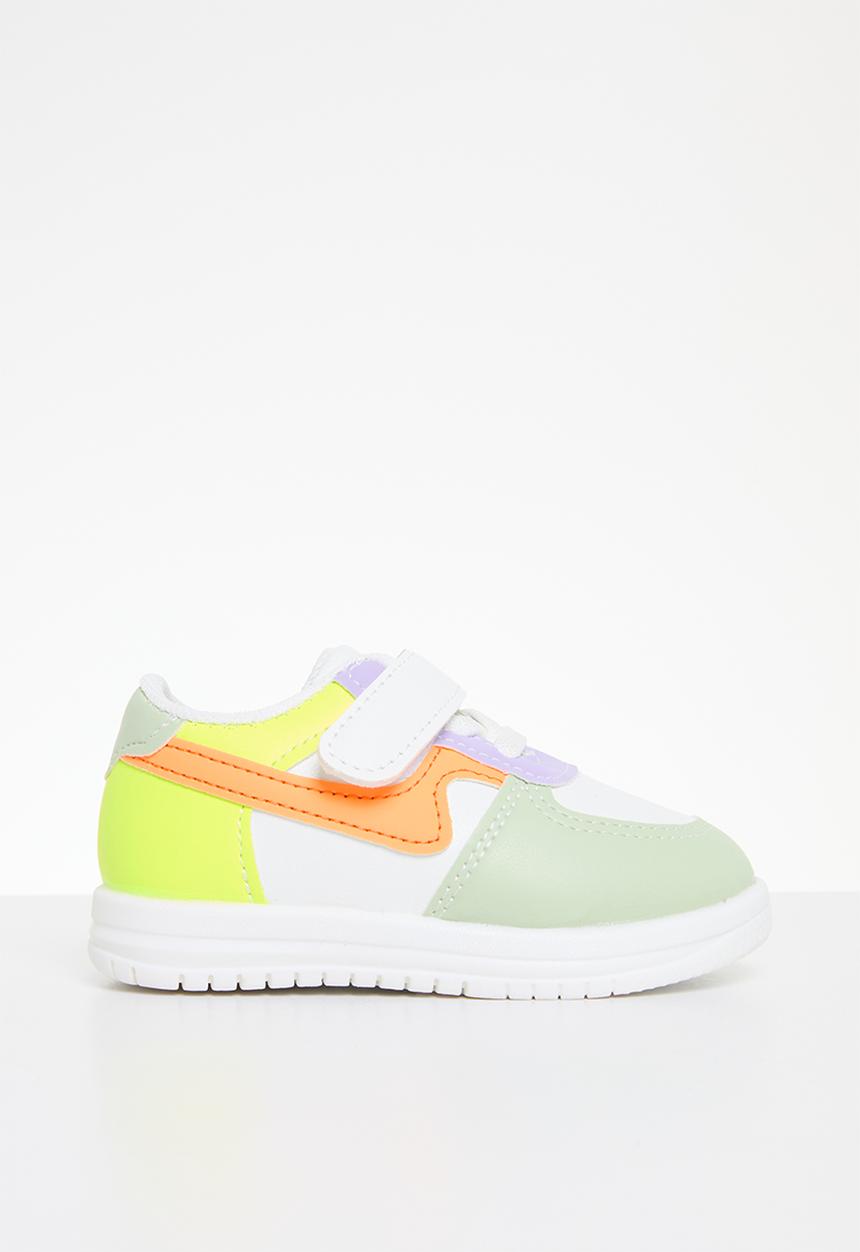 Pop Candy - Velcro strap sneaker - sage multi