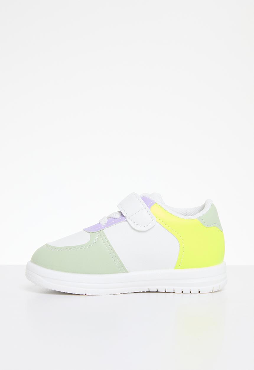 Pop Candy - Velcro strap sneaker - sage multi