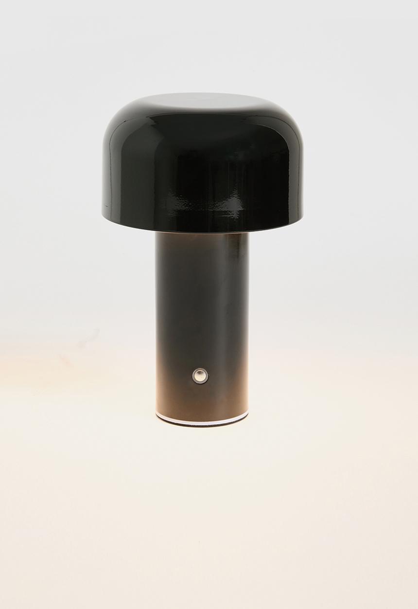Sixth Floor - Owen touch rechargeable lamp - black