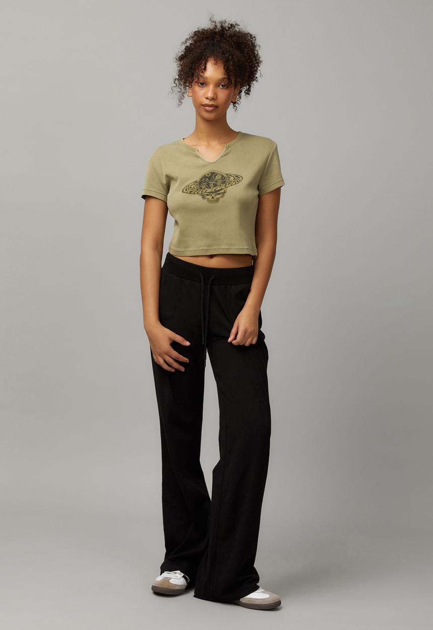 Factorie - Lightweight Straight Leg Trackpant - Black